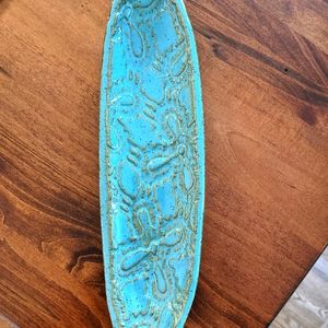 Hand built pottery dish